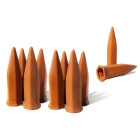 10Pack Plant Watering Spikes Terracotta Automatic Watering Devices With Slow Release Control Plant Waterer Self Watering Stakes For Indoor Outdoo (Color: Brown) 10Pack Plant Watering Spikes Terracotta Automatic Watering Devices With Slow Release Control Plant Waterer Self Watering Stakes For Indoor Outdoo (Color: Brown)