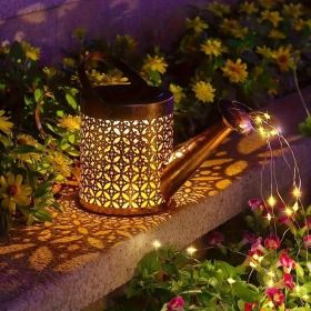 2-Pack LED Watering Can Solar String Lights Outdoor Solar Decorative Lights (Option: 2Pcs) 2-Pack LED Watering Can Solar String Lights Outdoor Solar Decorative Lights (Option: 2Pcs)