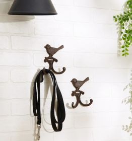 Set of 2 Bird Wall Hooks - Stylish and Functional Home Decor