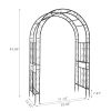Black Double-layer Iron Arch