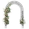 Black Double-layer Iron Arch