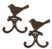 Set of 2 Bird Wall Hooks - Stylish and Functional Home Decor