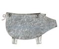 Galvanized Pig Wall Planter - Rustic Farmhouse Decor for Indoor or Outdoor Use
