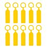 100 Pcs Plastic Plant Label Nursery Plant Tree Hanging Tags Garden Labels with Buckle Waterproof Tag