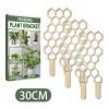 Yegbong Garden Plant Trellis Home Wooden Pot Climbing Pergola Balcony Decoration Support Flower Arrangement Supports