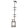 VEVOR Plant Stand Indoor with Grow Lights, 62 in Tall 8-Tier Lighted Plant Shelf, Metal Corner Plants Holder, 3 Timer & 10 Brightness