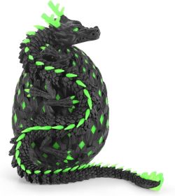 12-inch 3D Printed Dragon Eggs, Glow in The Dark Fidget Toys for Kids & Adults, for Home Office Desk Decor