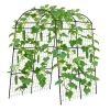 Cucumber Trellis, U-Shape Garden Trellises for Raised Bed, Metal Arch Plant Support for Vine, Climbing Plants Outdoor, Peas, Beans, Zucchini, Tomato