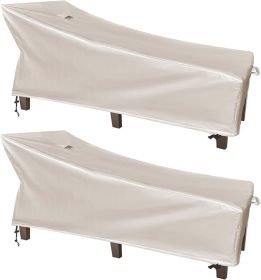 Patio Lounge Chair Cover Waterproof Outdoor Chaise Lounge Covers
