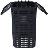 Garden Composter Bin Made from Recycled Plastic – 132 Gallons (500Liter) Large Compost Bin - Create Fertile Soil with Easy Assembly, Lightweight
