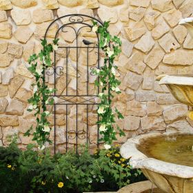 6ft Metal Climbing Trellis with Rust-Proof Coating, Perfect Support for Climbing Plants & Vines