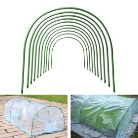 12PC 4ft*0.31inch Small greenhouse plastic elbows, garden arch support accessories, greenhouse arch pole connecting pipes, support fixtures
