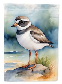 Semipalmated Plover Bird Garden Flag Mailbox Decorative Yard Banner Outside Patio Artwork for Flower Beds, Garden Size, Multicolor