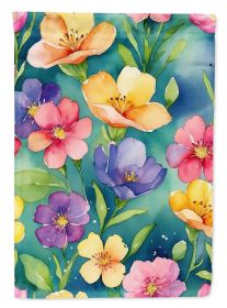 Stock, or Gillyflower Flowers Garden Flag Mailbox Decorative Yard Banner Outside Patio Artwork for Flower Beds, Garden Size, Multicolor