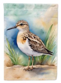 Buff-breasted Sandpiper Bird Garden Flag Mailbox Decorative Yard Banner Outside Patio Artwork for Flower Beds, Garden Size, Multicolor