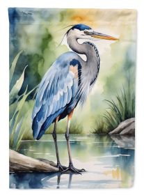 Great Blue Heron Bird Garden Flag Mailbox Decorative Yard Banner Outside Patio Artwork for Flower Beds, Garden Size, Multicolor
