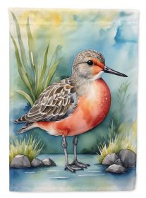 Red Knot Bird Garden Flag Mailbox Decorative Yard Banner Outside Patio Artwork for Flower Beds, Garden Size, Multicolor