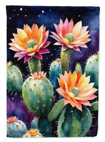 Queen of the Night Cactus Garden Flag Mailbox Decorative Yard Banner Outside Patio Artwork for Flower Beds, Garden Size, Multicolor