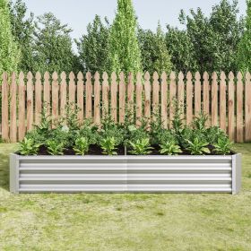 Raised Garden Bed Outdoor, 6'—3'—1' , Metal Raised Rectangle Planter Beds for Plants, Vegetables, and Flowers