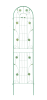 2 Pack Metal Garden Trellis 86.7" x 19.7" Rustproof Trellis for Climbing Plants Outdoor Flower Support Green