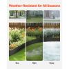 Steel Landscape Edging, 3 Packs 40 x 8 in Rust-Resistant Metal Landscape Edging, Bendable Garden Edging Border, Heavy Duty Lawn Edging