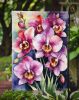 Miltoniopsis Orchids Garden Flag Mailbox Decorative Yard Banner Outside Patio Artwork for Flower Beds, Garden Size, Multicolor