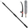 Manual Pole Saw, 4.9-20 ft Extendable Tree Pruner, Sharp Steel Blade for High Branches Trimming