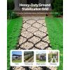 Gravel Grid, 4 Inch Depth, 17.06 x 8.86 FT / 5200 x 2700 mm, 1880 LBS Per Sq ft Grass Ground Retainer, Permeable Geo Grids Driveway Stabilization