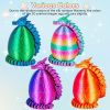 4Pcs 3D Printed Dragon Eggs Dragon Eggs with 8.86inch Dragon Inside 3D Printed Toys Dragon Toys for Kid & Adults, Easter Home Decor, 4Pack1
