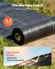 Weed Barrier Fabric Heavy Duty, 1.4x50FT 3.2oz Landscape Fabric, Woven Weed Blocker Fabrics, Garden Fabrics Weeds Barrier, Weeds Control Ground Cover