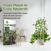 Yegbong Garden Plant Trellis, Home Wooden Geometric Molding Decorative Support Flower Arrangements Climbing Pergola