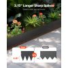 Steel Landscape Edging, 4 Packs 40 x 8 in Rust-Resistant Metal Landscape Edging, Bendable Garden Edging Border, Heavy Duty Lawn Edging