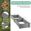 Over Ground Raised Garden Bed 96x28x10'', Large Long Planter Box, Tool-Free Assembly