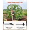 Cucumber Trellis, U-Shape Garden Trellises for Raised Bed, Metal Arch Plant Support for Vine, Climbing Plants Outdoor, Peas, Beans, Zucchini, Tomato