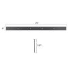 Metal Landscape Edging, 8 Packs 72 in Rust-Resistant Aluminum Alloy Landscape Edging, Bendable Garden Edging Border