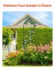 Garden Trellis for Climbing Plants, 60 x 15 in, Rustproof Metal Garden Flower Trellis, Outdoor Climbing Rose Trellis Cucumbers Support