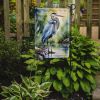 Great Blue Heron Bird Garden Flag Mailbox Decorative Yard Banner Outside Patio Artwork for Flower Beds, Garden Size, Multicolor
