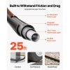 Garden Hose, 25 ft 5/8" Heavy Duty 4-Layer Rubber Water Hose, 150PSI Working & 600PSI Burst, Flexible & Non-kink Outdoor Waterhose with 3/4" Fitting