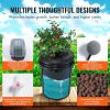 VEVOR DWC Hydroponic System, 5 Gallon 8 Buckets, Deep Water Culture Growing Bucket, Hydroponics Grow Kit with Pump, Air Stone and Water Level Device