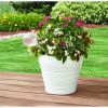 (2 pack)12 inch Round Plastic Self Watering Globe for Planters