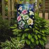 Lisianthus Flowers Garden Flag Mailbox Decorative Yard Banner Outside Patio Artwork for Flower Beds, Garden Size, Multicolor