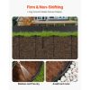 Landscape Edging, 33 ft x 4 in Plastic Garden Border Edging with 30 Spikes & 2 Ground Stakes, No Dig, Flexible Lawn Edgings Roll