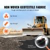 Non Woven Geotextile Fabric Under Gravel, 10x100FT 8OZ Driveway Fabric Landscape Fabric, Heavy Duty Weed Barrier Fabric