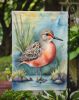 Red Knot Bird Garden Flag Mailbox Decorative Yard Banner Outside Patio Artwork for Flower Beds, Garden Size, Multicolor