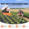 13FTx108FT Premium Heavy Duty Weed Barrier Landscape Fabric, 5OZ Woven Geotextile Fabric Under Gravel, High Permeability for Weed Blocker Weed Mat