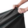 Weed Barrier Landscape Fabric, 6.5*330FT Heavy Duty Garden Weed Fabric, Woven PP Weed Control Fabric, Driveway Fabric