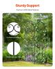 Garden Trellis for Climbing Plants, 71 x 20 in, 2 Packs Rustproof Metal Garden Flower Trellis, Outdoor Climbing Rose Trellis Cucumbers Support