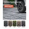 Gravel Grid, 4 Inch Depth, 17.06 x 8.86 FT / 5200 x 2700 mm, 1880 LBS Per Sq ft Grass Ground Retainer, Permeable Geo Grids Driveway Stabilization