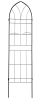 4 Pack Metal Garden Trellis 78.7" x 19.7" Rustproof Trellis for Climbing Plants Outdoor Flower Support Black