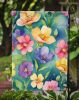 Stock, or Gillyflower Flowers Garden Flag Mailbox Decorative Yard Banner Outside Patio Artwork for Flower Beds, Garden Size, Multicolor